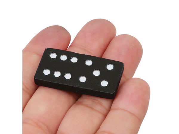 Wooden dominoes game in a box 28 pieces