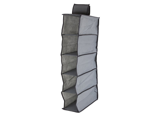 Wardrobe organiser hanging shelf with 5 shelves 70 cm