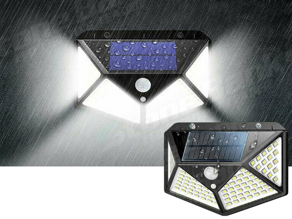 Solarlampe 100 led mit dämmerungssensor