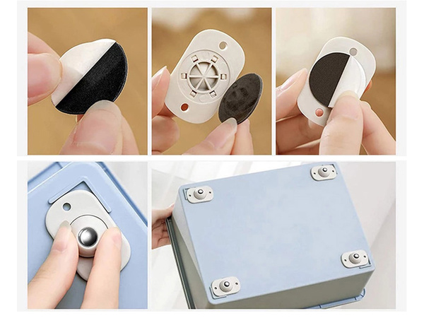 Isekleepuvad mööblirattad rull 4 tk