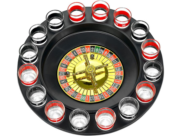 Alcohol rulet game + 16pcs vasos