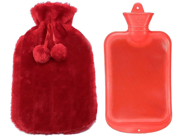 Plüschgummi-thermowärmer gross im bezug weiches fell