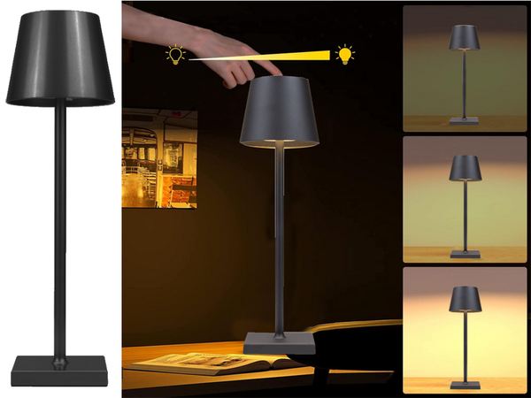 Stolní noční světlo dotyková lampa 3 kroky vysoká bezdrátová usb