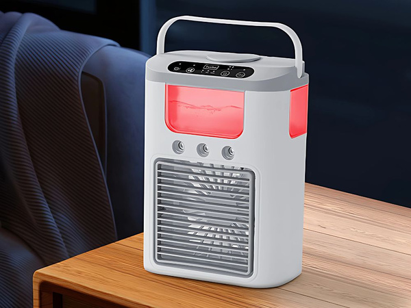 Asztali ventilátor vízzel párásító usb rgb led 3 sebességi szintek