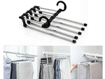5 paires de porte-pantalons extractibles pour armoire