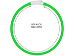 Collier d'éclairage led pour chiens et cats imperméable réglable 47cm usb