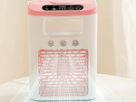 Tischventilator mit wasserbefeuchter usb rgb led 3 geschwindigkeitsstufen