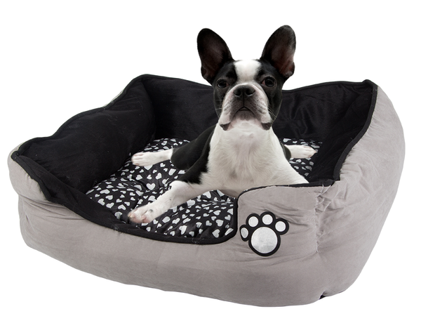 Plüschbettwäsche hundebett mit ausziehbarem kissen weich bequem