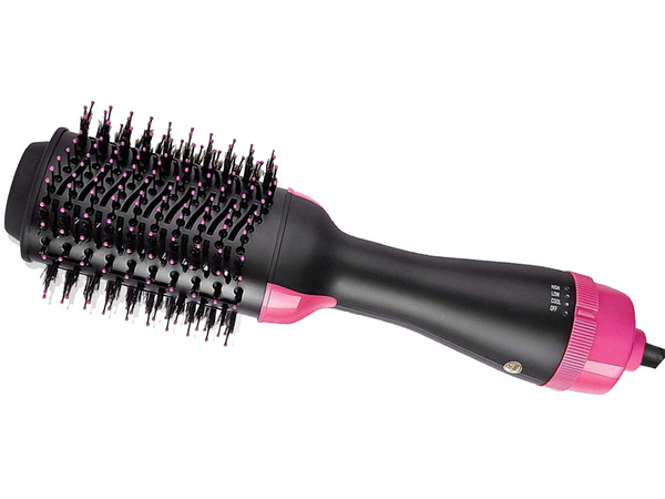 Hair dryer curling iron straightening iron brush