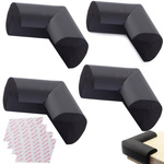 Furniture corner surface for furniture channels black stickers x4