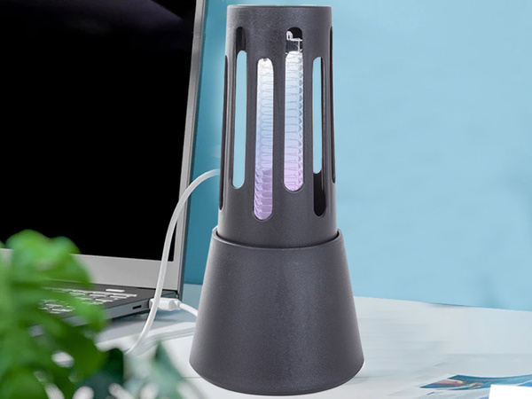 Insecticide lamp for mosquitoes insects flies uv effective 5w quiet brush