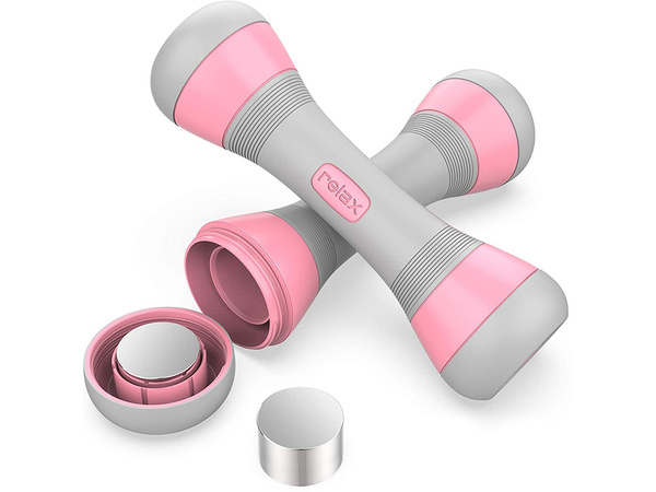 Fitness dumbbells adjustable 2 x 2 kg set of 2 pieces adjustable weight