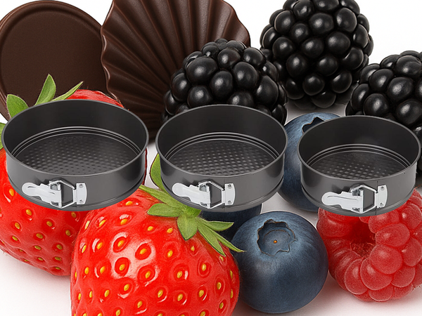 Moule à gâteau plaque de cuisson pour gâteaux et gâteaux forme 24 26 28 3 pièces rond