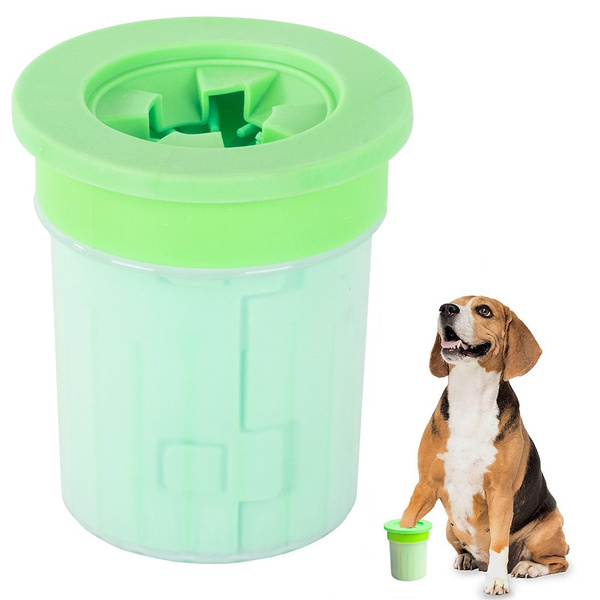 Gobelet de nettoyage de pattes de chien en silicone petit