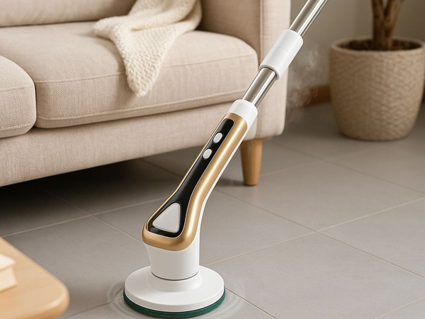 Elektrische rotierende bürste für fliesenfugen mop set mit aufstecksets akku