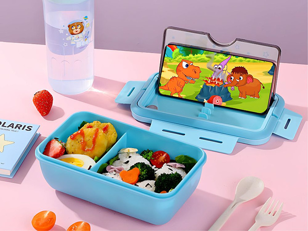 Lunchbox mic dejun container prânz tacâmuri cu sticla set