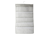 Underwear organiser hanging wardrobe double-sided 22 pockets hanger