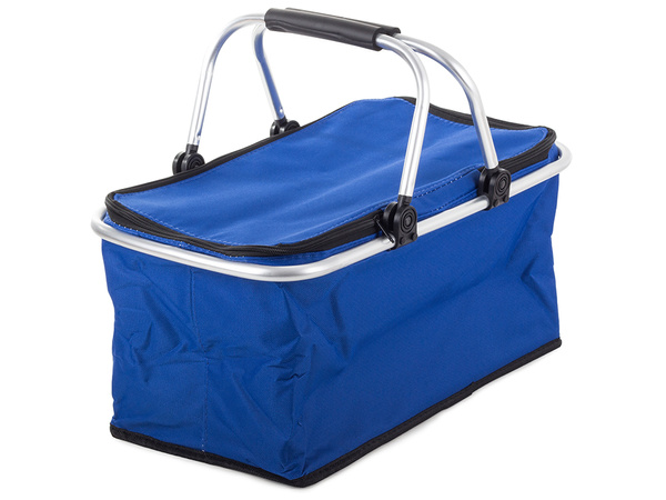 Thermal folding picnic basket insulating shopping basket