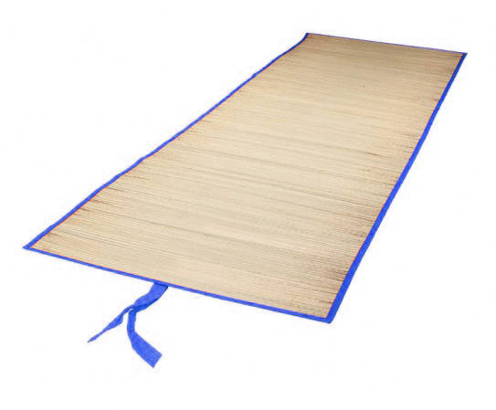 Plain plain mata pătură de paie lounger roll-up 60x170