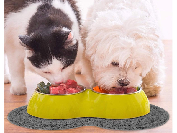 Tapis pour écuelle de chien tapis antidérapant imperméable pour écuelle de chat