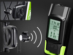 Front rear led bicycle lamp wireless counter loud horn 3in1