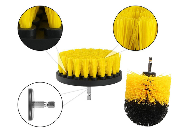 Set d'éponges de polissage pour brosses de forage tampons de nettoyage 23 el.