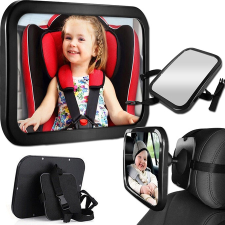 Mirror for observing a child in a car clear and safe