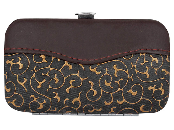 Nail art készlet manikűr pedikűr tok körömcsipesz 7 tételek