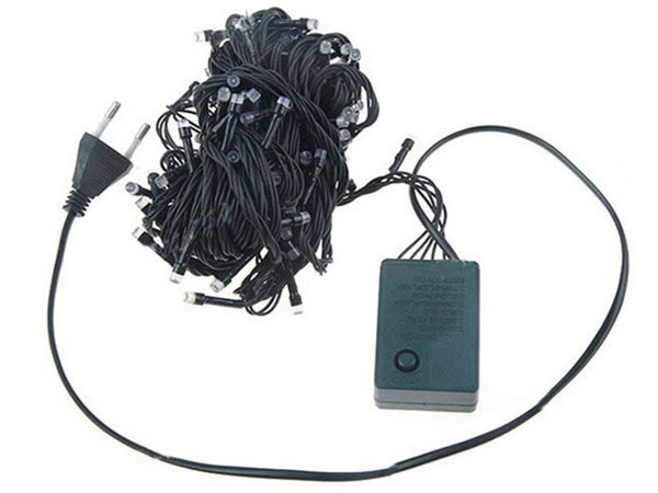 Indoor christmas tree lights multicolour 200 led lighting 8 programmes