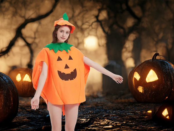 Dýňový kostým převlek halloweenský kostým dýně