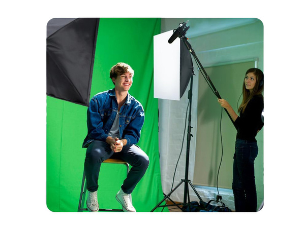 2x 135w luz suave caja de luz kit trípode casa estudio fotográfico bombilla