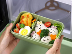 Lunchbox cutie pentru micul dejun container pentru micul dejun pentru școală compartimente tăietori
