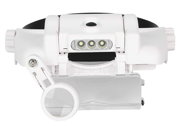 Through headlight eyeglasses 3 led lenses 13x