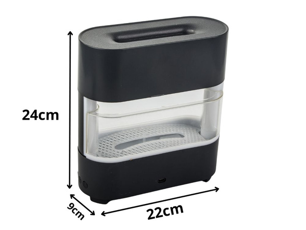 Umidificator de aer șemineu led cu efect de flacără aromaterapie telecomandă usb