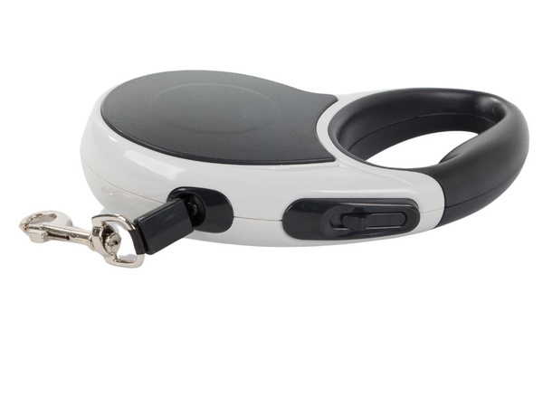 Laisse automatique 5m pour chien jusqu'à 15kg avec cadenas strong long