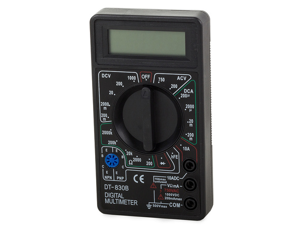 Digitales multimeter lcd elektronik strommesser