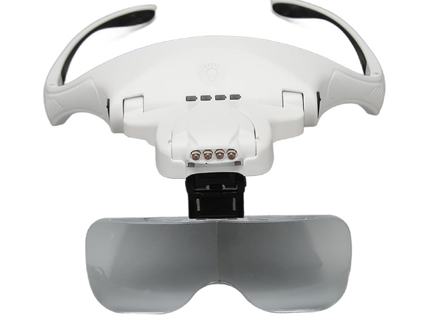 Linterna frontal lupa con 4 leds linterna frontal de precisión 3.5 profesional