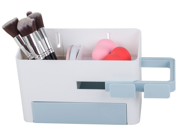 Bathroom organiser bin dryer holder