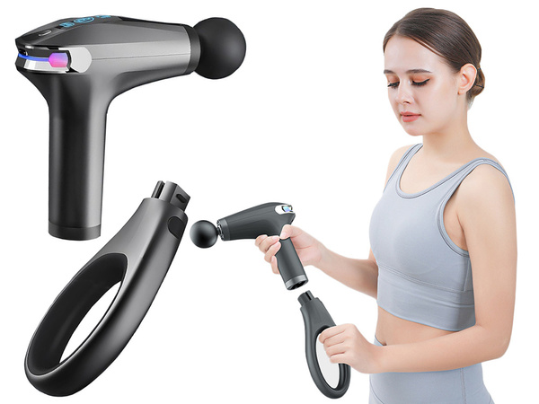 Back massage gun body leg massager strong massage gun 4 tips