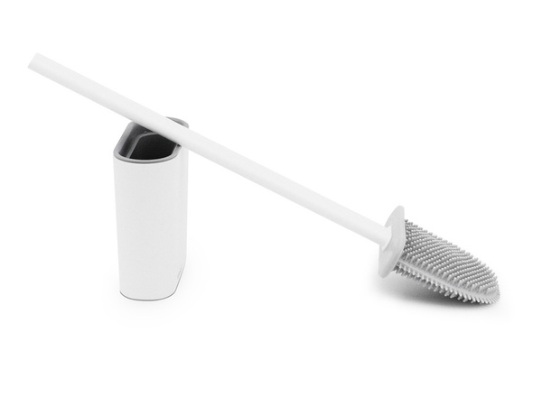Escobilla de silicona para el baño wc