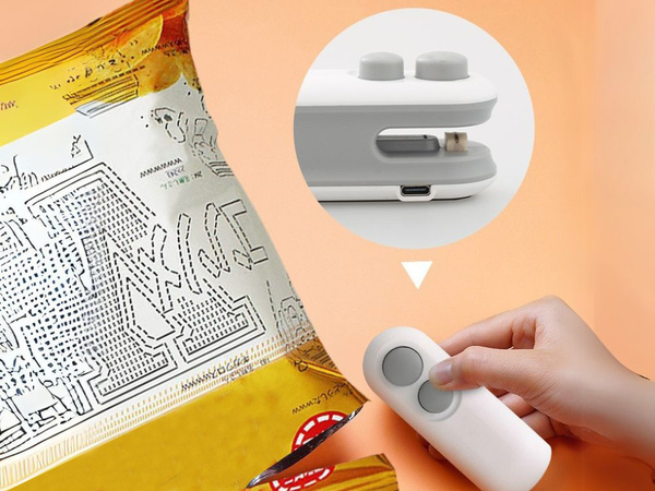 Selladora abridor de láminas inalámbrico con usb y imán 2 en 1