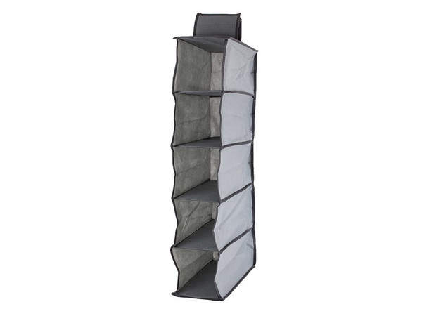 Wardrobe organiser hanging shelf with 5 shelves 70 cm