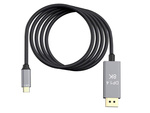 Displayport usb typ-c 1.4 video audio usb-c 8k 4k 2k kabelis 1,8 m