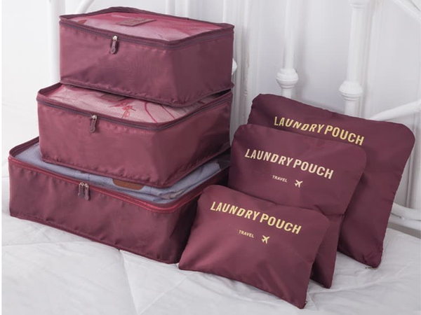 Utazási rendszerezők a szennyestartó zsákokhoz x6