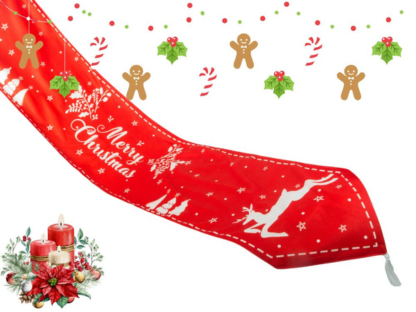 Jõululaudade jooksja jõulupõder 205x35cm