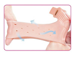 Séparateur d'orteils pour hallux valgus gel wedge magnet