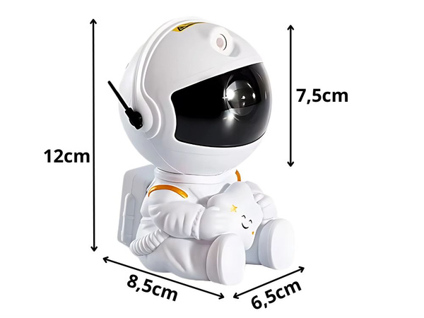 Star projector astronaut galaxy night light sky laser led remote control