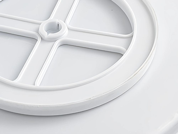 Otočný organizér univerzální zásobník 25 cm kuchyňské kořenky koupelna bílá