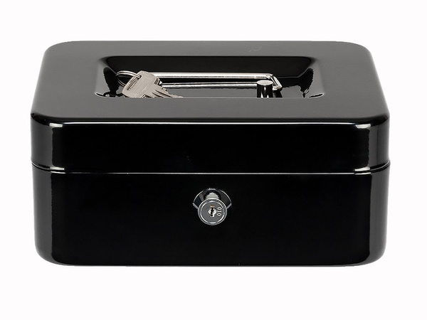 Metal money box documents