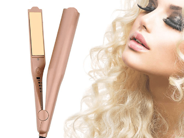 Hair straightener ceramic curling iron 2in1 twist